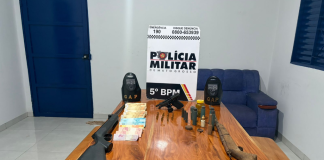Polícia Militar prende homem por porte ilegal de arma de fogo em cidade de MT