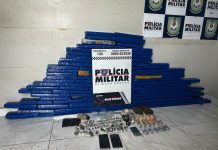 Rotam apreende 104 tabletes de maconha e prende dupla em flagrante por tráfico de drogas