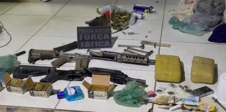 Força Tática apreende diversas armas de fogo, munições e drogas em Rondonópolis