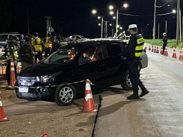 Operação Lei Seca resulta em três autuações criminais na MT-040 de acesso a Santo Antônio de Leverger