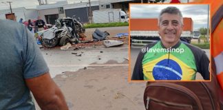 Homem que ficou preso às ferragens em grave colisão entre carro e caminhões sai ileso e dispensa atendimento médico