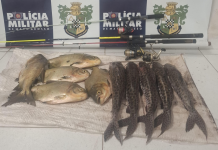 Polícia Militar prende dois suspeitos por furto de peixes em fazenda-escola de Jaciara