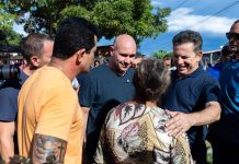 Governador e prefeito reforçam parceria na entrega de asfalto em quatro bairros de Cuiabá