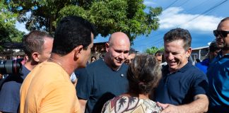 Governador e prefeito reforçam parceria na entrega de asfalto em quatro bairros de Cuiabá