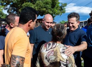 Governador e prefeito reforçam parceria na entrega de asfalto em quatro bairros de Cuiabá
