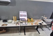 Polícia Militar prende mulher com 15 tabletes de maconha e pistola em Várzea Grande