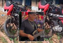 Integrante da banda ‘Os Amigos’ fica gravemente ferido em batida entre motocicletas em Cuiabá