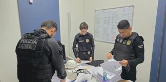 Polícia Civil cumpre ordens judiciais contra empresa investigada por fraude em obras de escolas em Guarantã do Norte