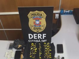 Polícia Civil prende mulher e comparsa por roubo em joalheria na região central de Cuiabá