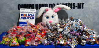 Polícia Militar frustra evento e apreende ovos de Páscoa que seriam distribuídos por facção