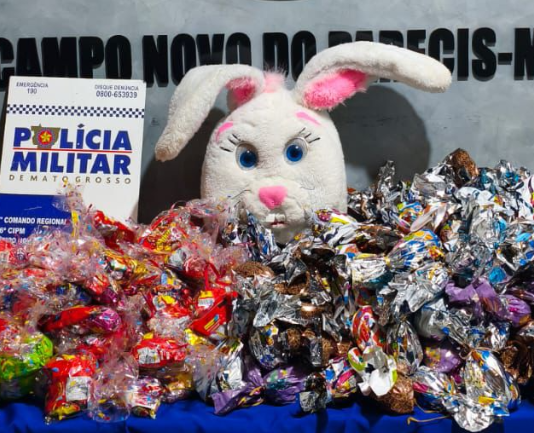 Polícia Militar frustra evento e apreende ovos de Páscoa que seriam distribuídos por facção