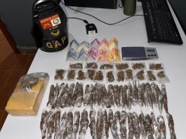 PM prende faccionado por tráfico de drogas e apreende 65 porções de maconha em Poconé