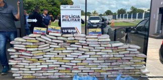 Polícia Militar apreende 229 quilos de maconha e supermaconha em Pontes e Lacerda