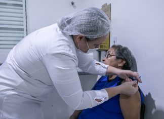 Cuiabá registra grande adesão no Dia D de vacinação contra a influenza neste sábado