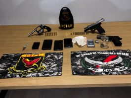 Rotam prende cinco faccionados com drogas e armas de fogo em Pontes e Lacerda
