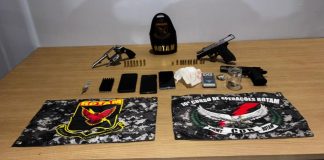 Rotam prende cinco faccionados com drogas e armas de fogo em Pontes e Lacerda