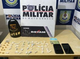 Rotam prende homem com mais de 50 porções de entorpecentes na Capital