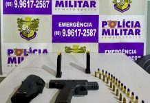 Polícia Militar apreende arma de fogo e prende homem por porte ilegal