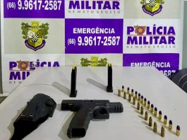 Polícia Militar apreende arma de fogo e prende homem por porte ilegal