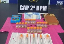 PM prende cinco suspeitos por tráfico, receptação, contrabando e recupera veículo furtado