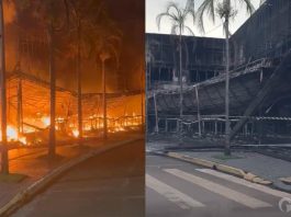 Incêndio de grandes proporções destrói bar Ditado Popular