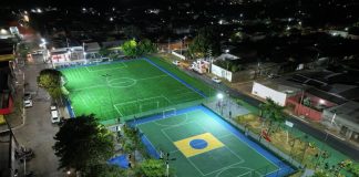 Prefeitura e Governo entregam campo e quadra no Três Barras e ampliam investimentos em espaços esportivos