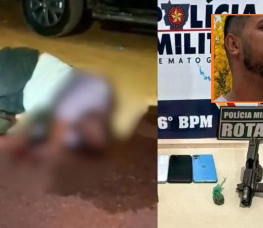Jovem é executado com tiros na cabeça em frente a bar em Cáceres
