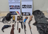 Força Tática prende homem por porte ilegal de arma de fogo após denúncia de violência doméstica