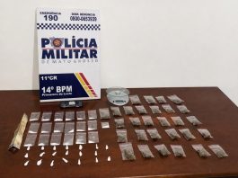 Polícia Militar prende homem com 68 porções de maconha e cocaína em Primavera do Leste