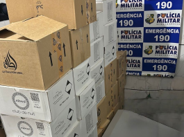 Polícia Militar prende homem com 14 caixas de produtos contrabandeados em cidade de MT