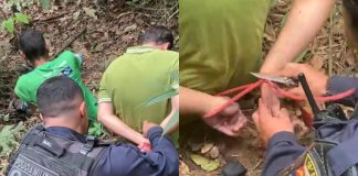 PM resgata dois homens amarrados em área de mata em MT; criminosos conseguiram fugir