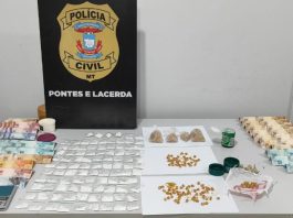Polícia Civil prende 5 pessoas por tráfico de drogas em cidade de MT
