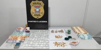 Polícia Civil prende 5 pessoas por tráfico de drogas em cidade de MT