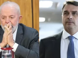 Pesquisa aponta empate técnico entre Flávio Bolsonaro e Lula em eventual segundo turno