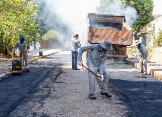 Prefeitura de Cuiabá recupera mais de 45 mil buracos em 2026 e amplia mutirão para a região Norte
