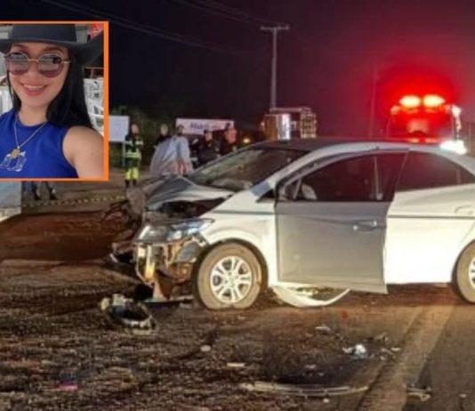 Jovem de 18 anos morre após colisão entre motocicleta e carro na MT-208