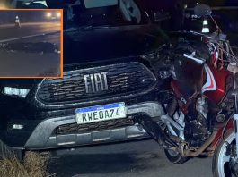 Motociclista morre após colisão com picape na BR-070 entre Livramento e Várzea Grande