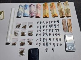 Polícia Militar detém suspeitos por tráfico e apreende 60 porções de drogas em Cáceres
