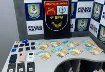 Polícia Militar localiza mala com R$ 8 mil e prende suspeito por golpes na internet em Cuiabá