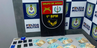 Polícia Militar localiza mala com R$ 8 mil e prende suspeito por golpes na internet em Cuiabá