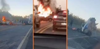 Acidente entre dois veículos na MT-010 deixa quatro mortos em Rosário Oeste