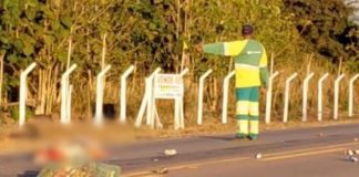 Catador de latinhas morre após ser atropelado por carreta na MT-208, no norte de Mato Grosso Crédito: reprodução
