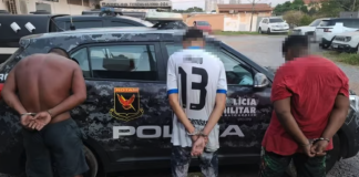 Trio é preso com drogas e dinheiro após suspeita de golpes pela internet