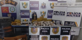 PM prende dois suspeitos com 17 quilos de drogas