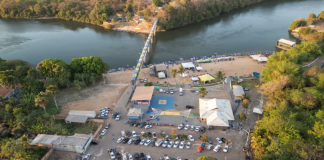 Mulher é agredida pelo companheiro durante luau às margens de rio em MT