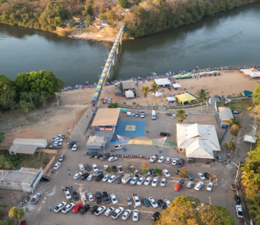 Mulher é agredida pelo companheiro durante luau às margens de rio em MT