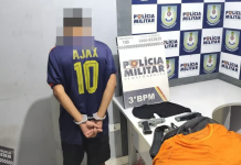 Suspeito de tentar assaltar drogarias no Jardim Itália é preso com arma de brinquedo