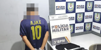 Suspeito de tentar assaltar drogarias no Jardim Itália é preso com arma de brinquedo