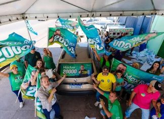 Max Russi inicia campanha à reeleição com mobilização de mais de 700 veículos em Cuiabá