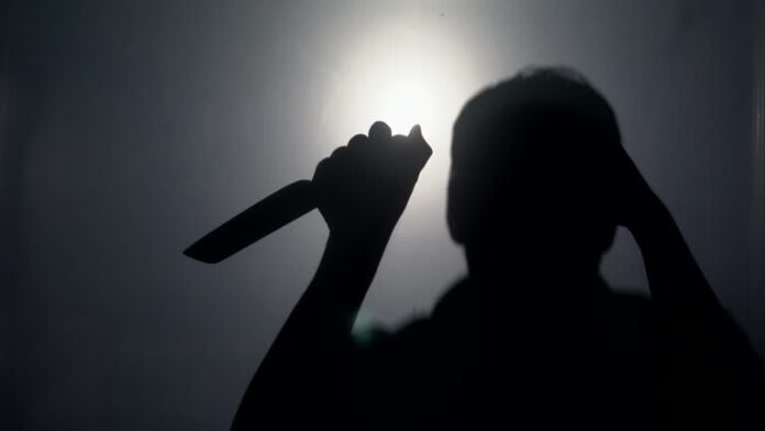 Shadowman looking from the dark